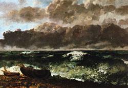 Gustave Courbet The Stormy Sea(or The Wave China oil painting art